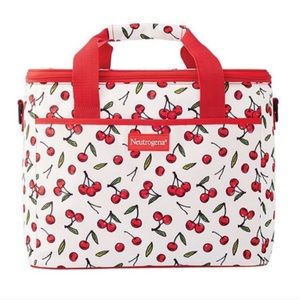 🍒 Neutrogena Cherry Print Insulated Cooler Bag 🍒